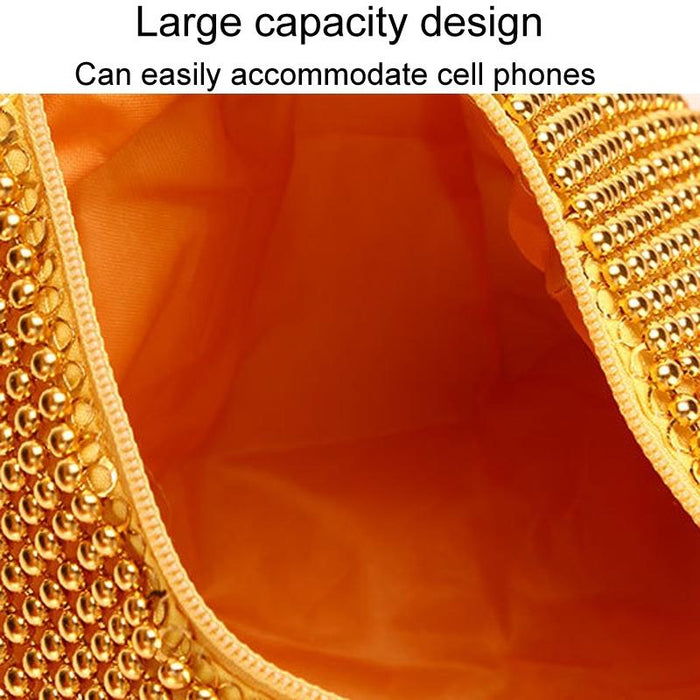 Soft Beaded Ladies Clutch Bag for Banquets