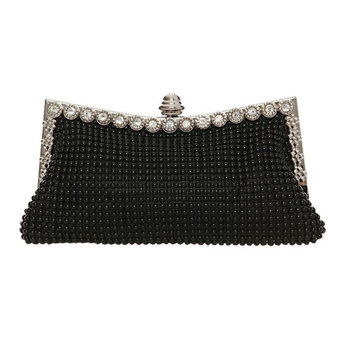 Rhinestone Evening Clutch for Ladies - Beaded Banquet Bag