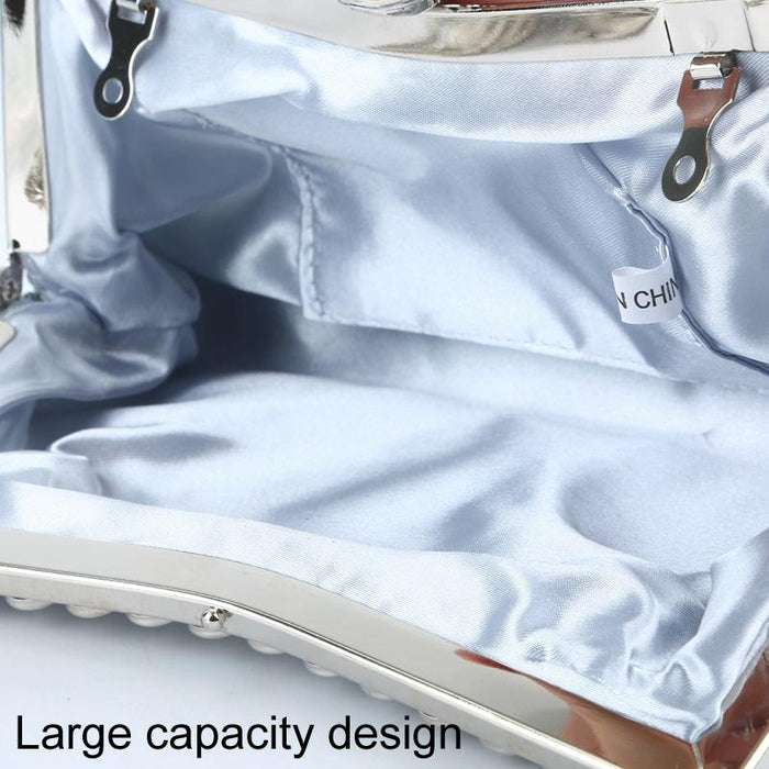 Rhinestone Evening Clutch for Ladies - Beaded Banquet Bag