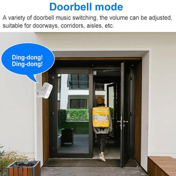 Intelligent Infrared Sensor Recordable Doorbell Welcome Voice Prompt Loudspeaker