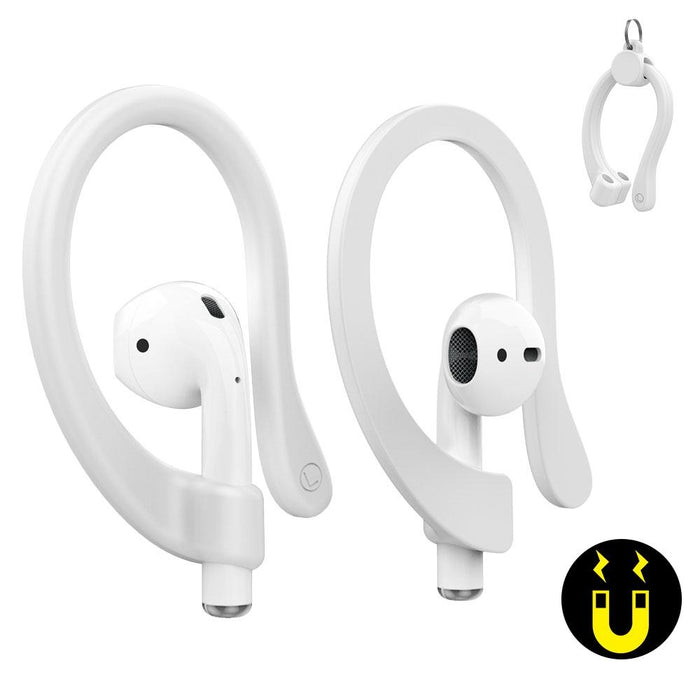 Ahastyle Pt78 1Pair Wireless Earphones Magnetic Silicone Storage Anti-Loss Earhooks For Apple 1 / 2 / 3 / Pro / Pro 2