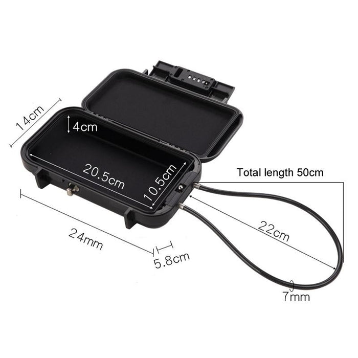 Waterproof Beach Pool Phone Key Safe Outdoor Password Box