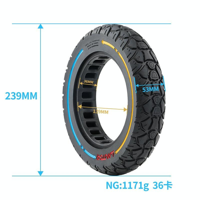 10 x 2.125 36 Card 250 54 Inch Modified Solid Tire