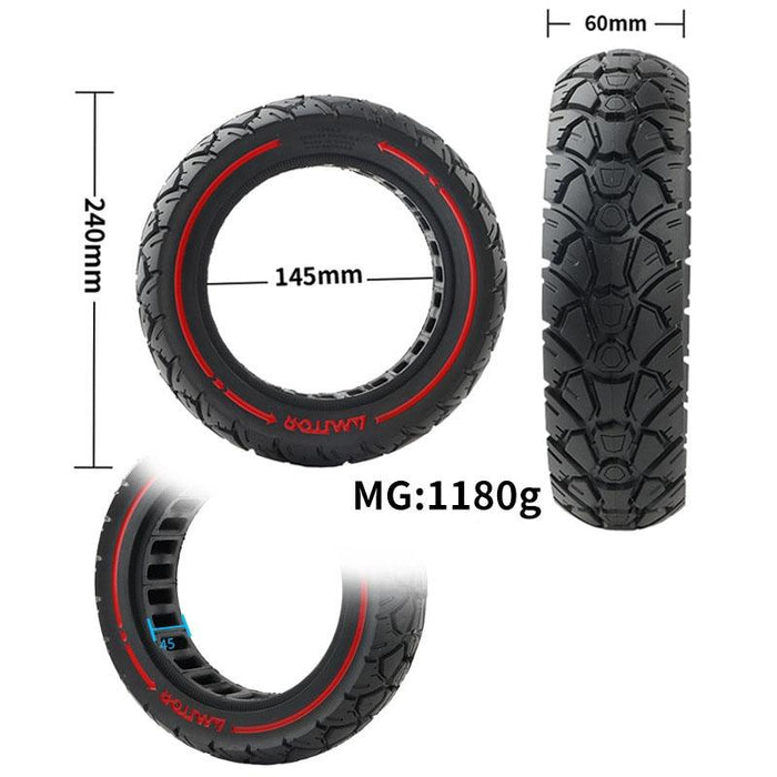 10 Inch 45mm Slot Scooter Universal Anti-blast Anti-skid