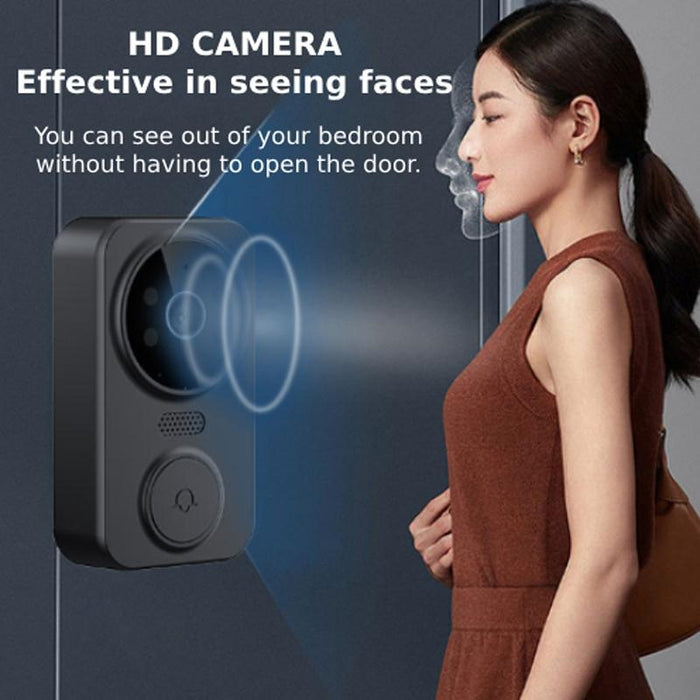 Wireless 2.4G Visual Intercom Doorbell 4.3 Inch Ips Screen With Camera Monitor Night Vision