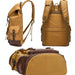 Travel-ready Retro Canvas Backpack - Spacious Design