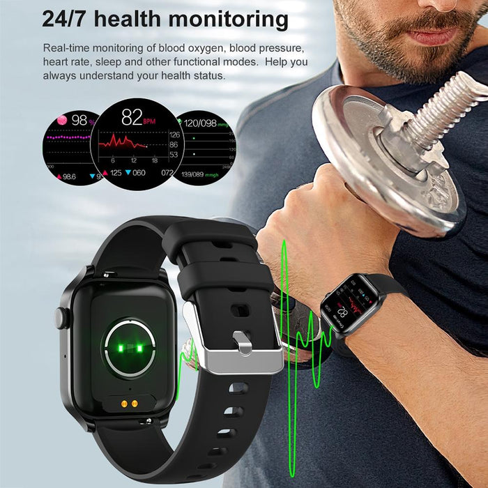 1.85 Inch Ip67 Waterproof Sports Health Monitoring Bluetooth Call Smart Watch