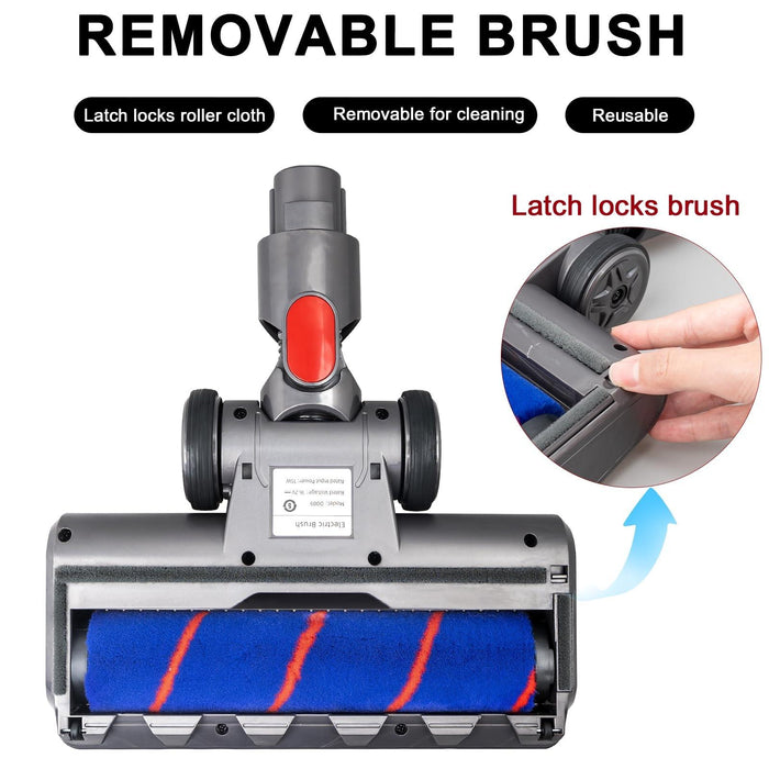 Soft Bristle Roller Brush with Light for Dyson Vacuum