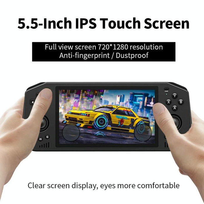 X28 Android 11 Handheld Retro Game Console 5.5 Inch Touch Ips Screen Game Machine 4 & 64G