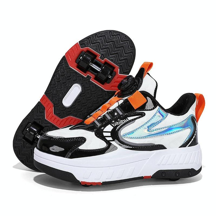 Children Two-Wheeled Roller Skating Sports Shoes - Size 29