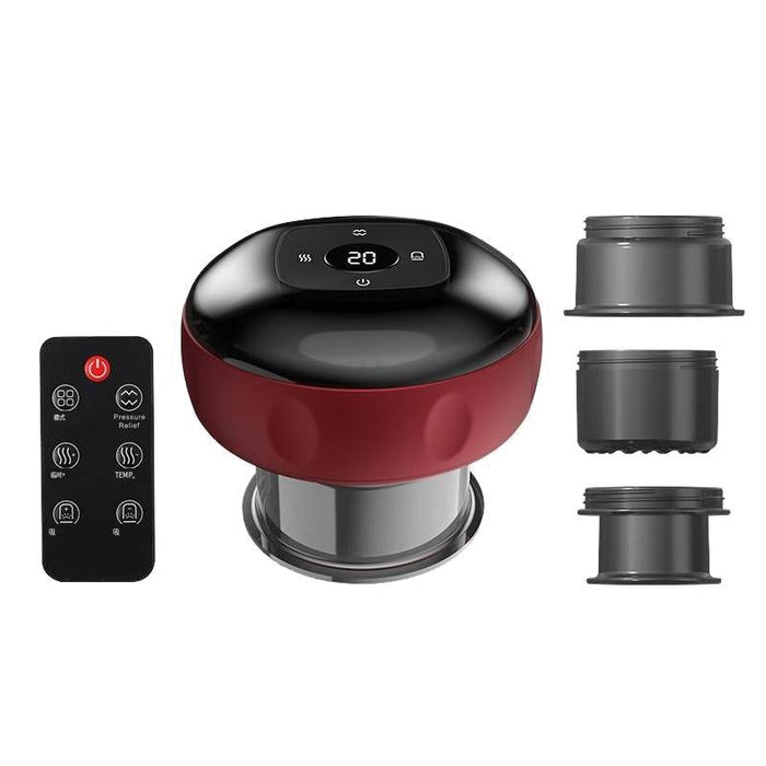 12-Speed Cupping Massager Set With 3 Cups
