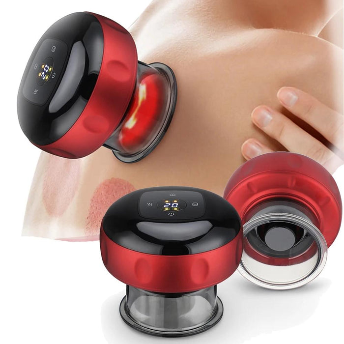 12-Speed Cupping Massager Set With 3 Cups