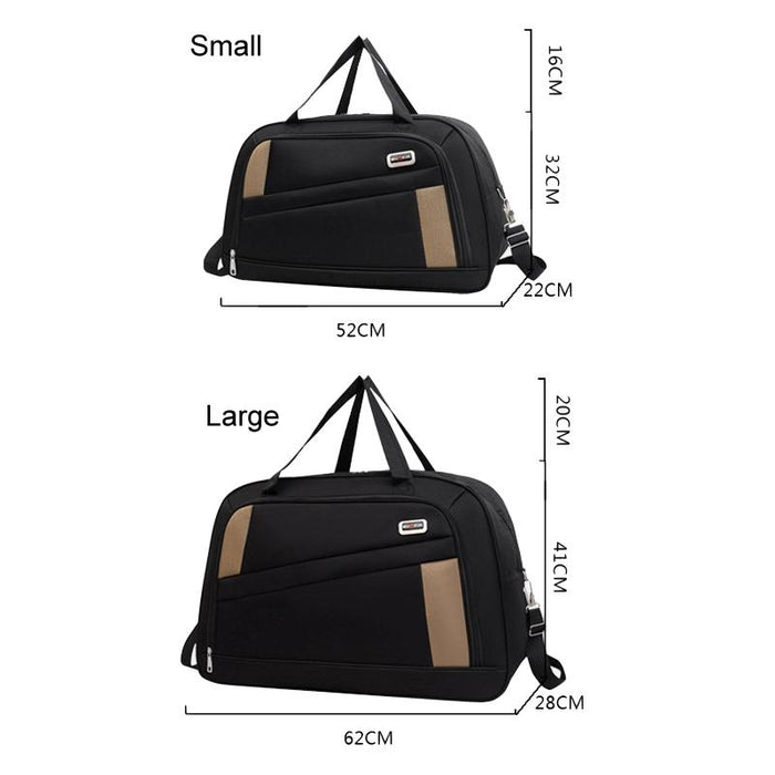 Capacity Waterproof Travel Bag Wear-Resistant Luggage Bag Clothes Storage Pack Size Large