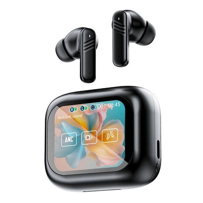 Lx-10 Full-Colour Touch Screen Anc & Enc Dual Noise Reduction In-Ear Wireless Bluetooth Earphones