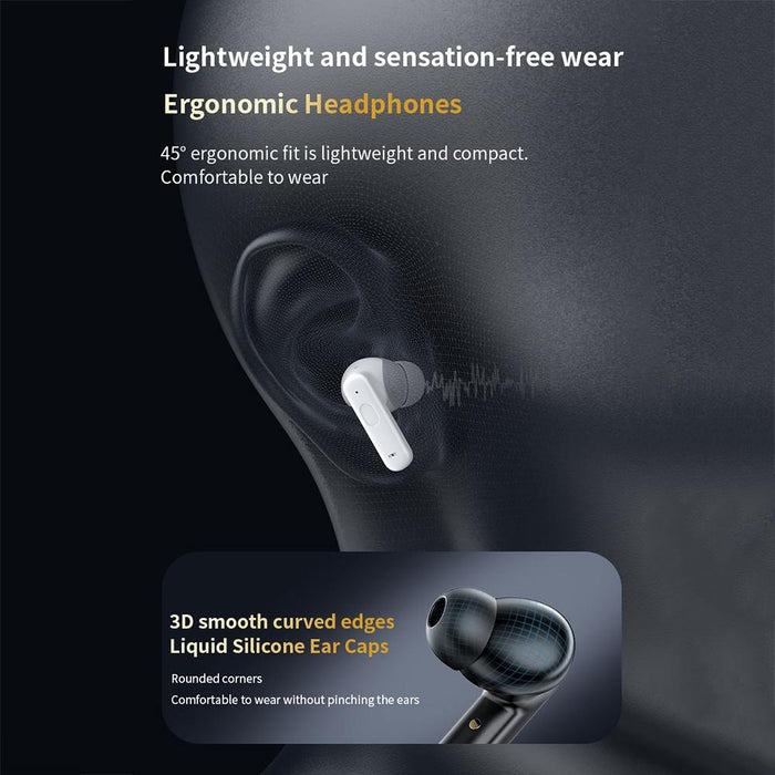 Ly30 Full-Colour Touch Screen Anc & Enc Noise Reduction Wireless Bluetooth Earphones