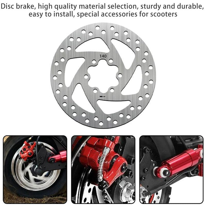 For 10 Inch Kugoo M4 Electric Scooter 140Mm Brake Disc Rear Wheel Disc Pads