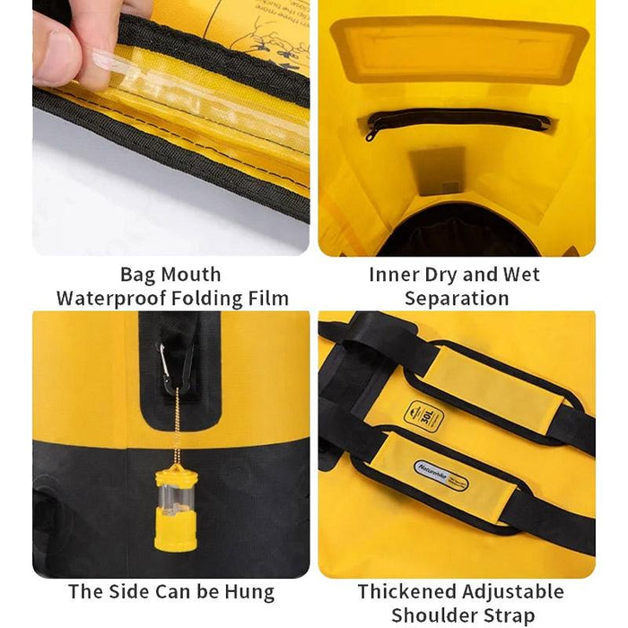 Waterproof Bag For Outdoor Water Activities 20L Khaki