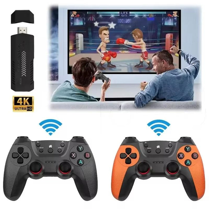 X2 Ultra Video Game Stick Console With 2.4G Double Wireless Controller 128Gb