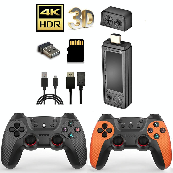 X9 Ultra Video Game Stick Console With 2.4G Double Wireless Controller 128Gb 42000 & Games