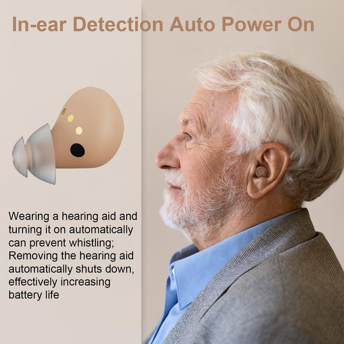 Digital In Ear Tws Hearing Aid Rechargeable & Invisible