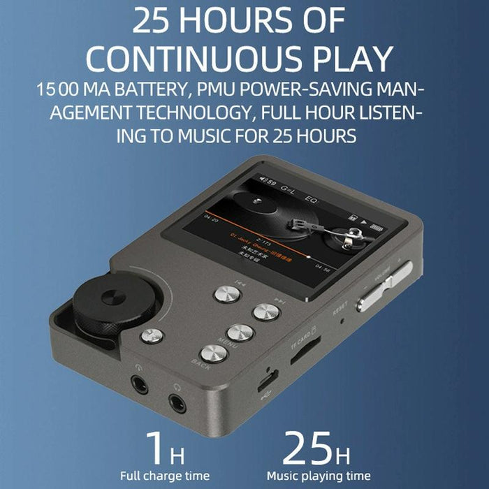 Lossless Dsd256 Music Player Silver Gray