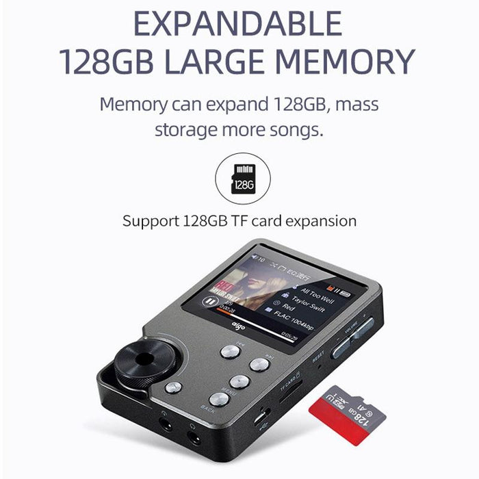 Lossless Dsd256 Music Player Silver Gray