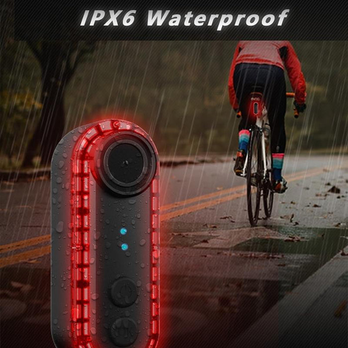 Waterproof Bike Rear Light With Wifi Camera 1080P Recorder For Cycling