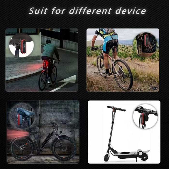 Waterproof Bike Rear Light With Wifi Camera 1080P Recorder For Cycling