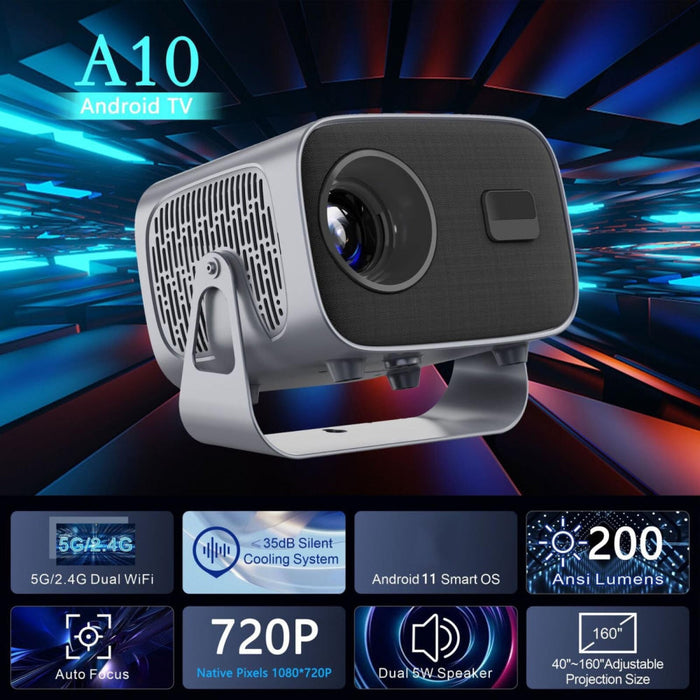 A10 4K Smart Android Portable Projector