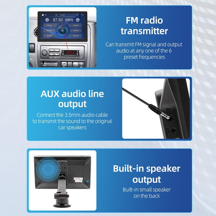 Universal Hd Mp5 Player With Reversing Monitor