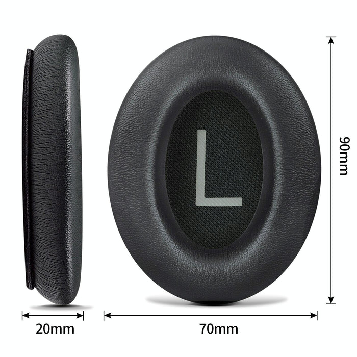 For Bose Qc45 1Pair Headphone Sponge Earmuff Leather Cover