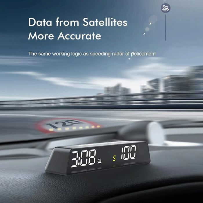 Usb Powered Hd Vehicle Altitude Meter Hud Display