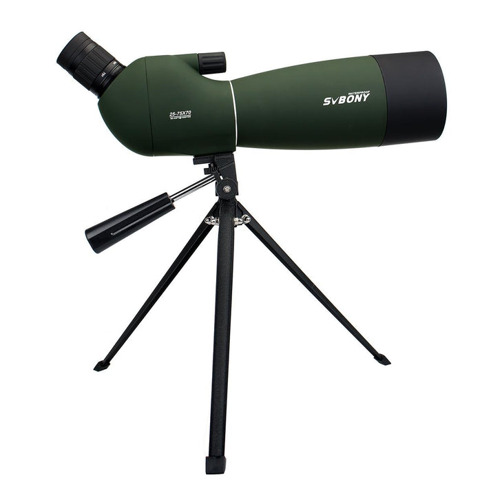 Sv28 25-75X70 Hd Birding Scope With Tripod - Green Film