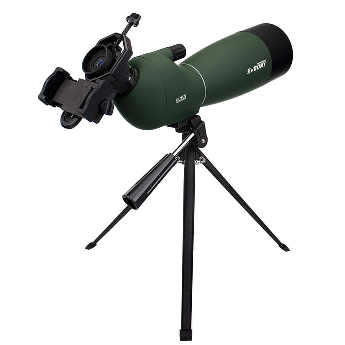 Sv28 25-75X70 Hd Birding Scope With Tripod - Green Film