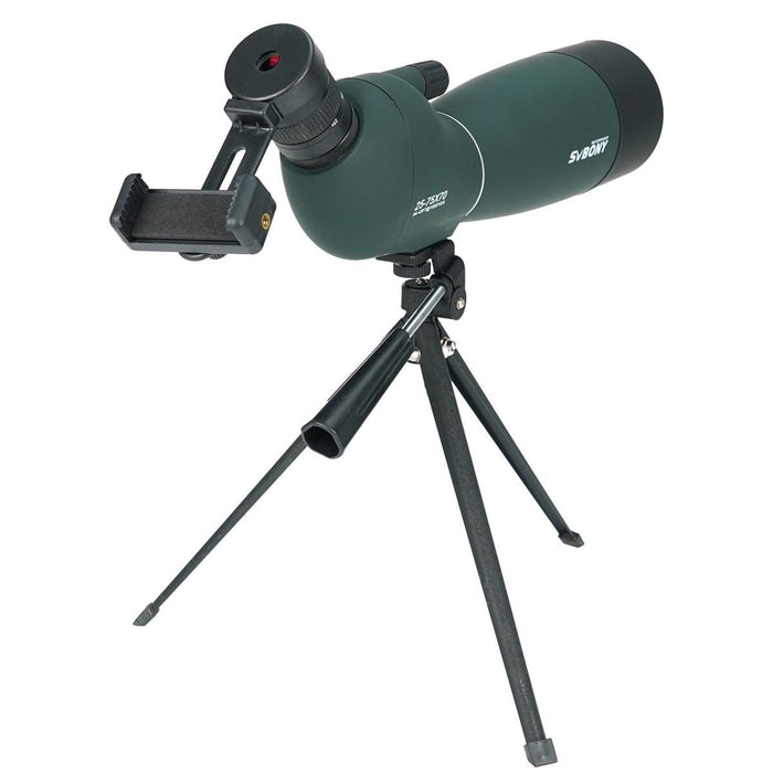 Sv28 25-75X70 Hd Birding Scope With Tripod - Green Film