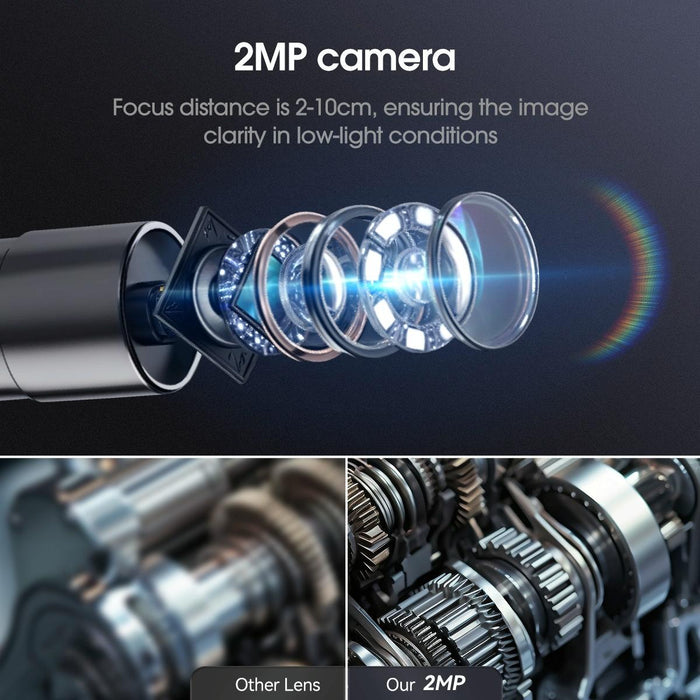 Sm501 Industrial Borescope 2 Megapixel Hd 4.3-Inch Ip67 Waterproof Probe
