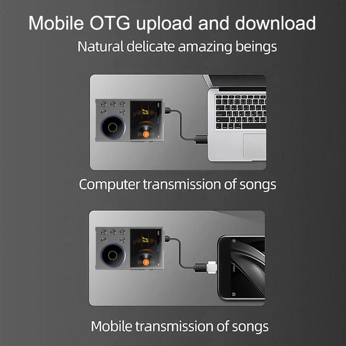 2.4 Inch Hifi Bluetooth Music Player Dsd256 Mastering Sound Quality 16Gb+16Gb Memory