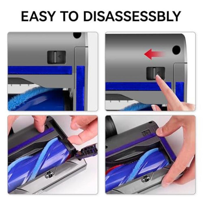 Soft Velvet Suction Head Full Range Dust Display Light