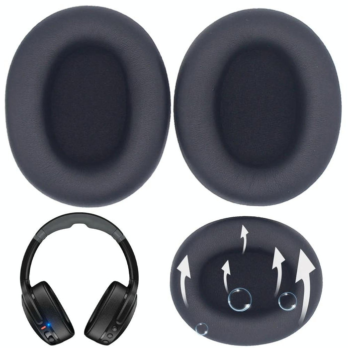 Anc 2 Headphone Leather Sponge Cover For Skullcandy Crusher Black