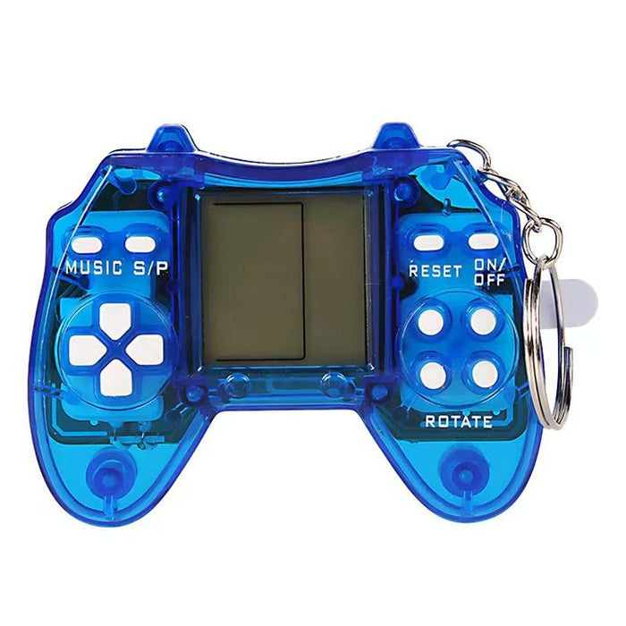 Mini Handheld Nostalgic Tetris Game Machine Game Console Keychain Puzzle Toy Gift