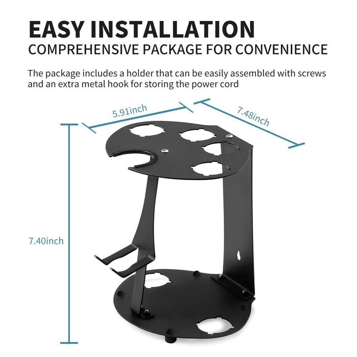 Wall Mounted Desktop Storage Rack For Dyson Airwrap Curling Iron