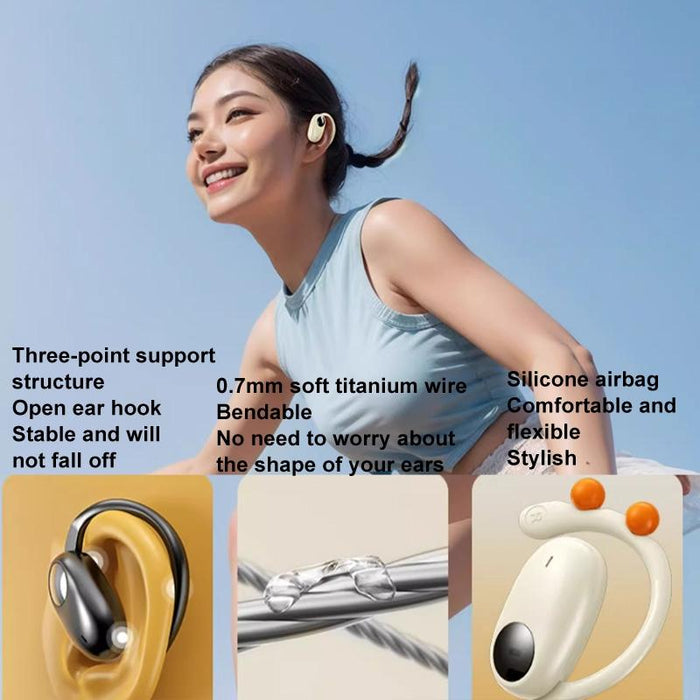 Open-Ear Wireless Bone Conduction Earphones