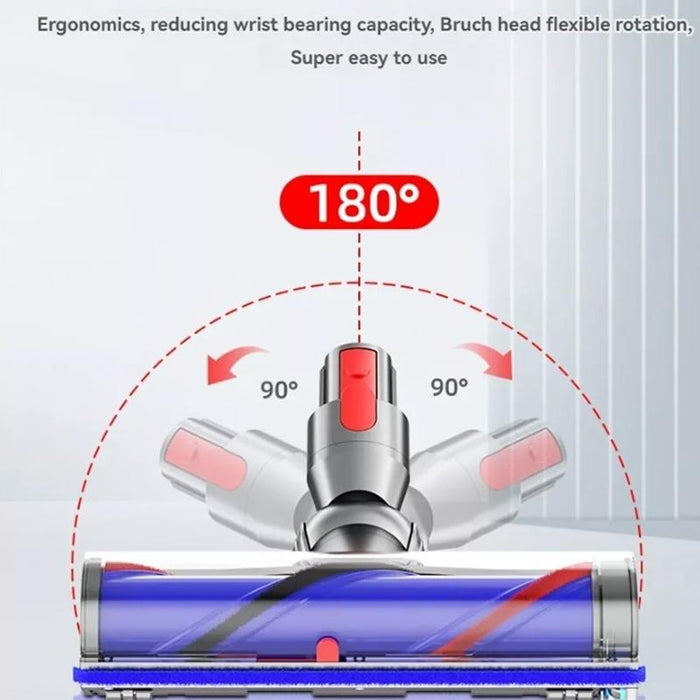 High Torque Roller Brush Head For Dyson V7 V15 With Dust Display