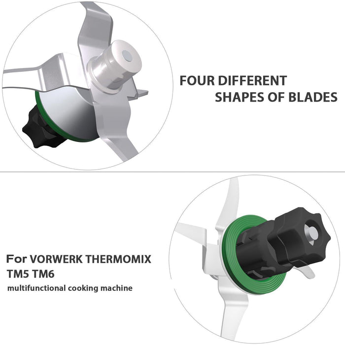 Premium Replacement Blade For Thermomix Tm5 / Tm6 Sharp & Durable