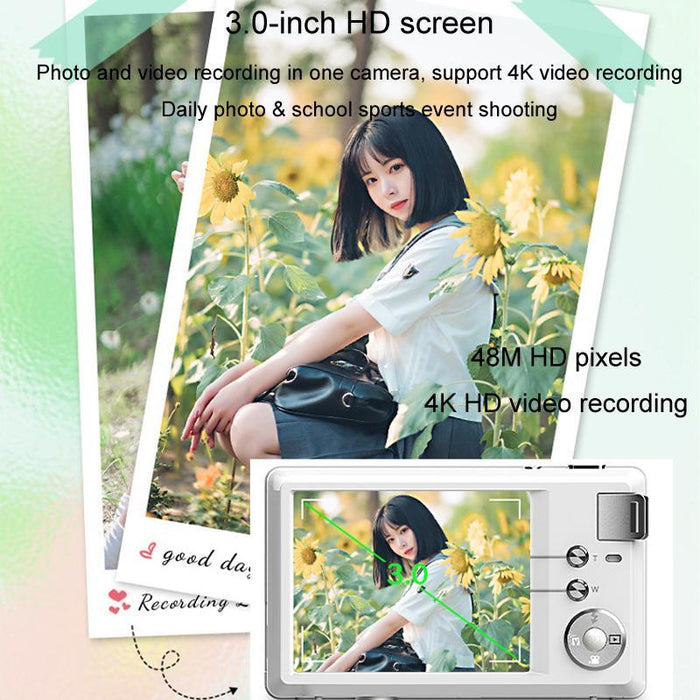 3.0-Inch 4K Hd Autofocus Digital Camera With Ips Screen