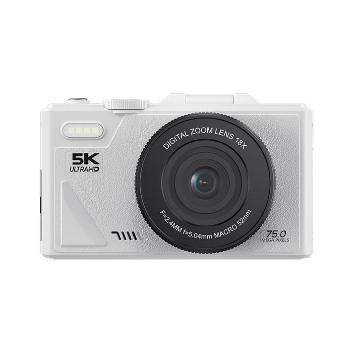 5K Hd Camera With 18X Zoom & Wifi Flip Screen