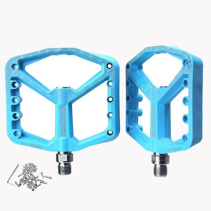 A Pair Of Wide Anti-Slip Nylon Bike Pedals