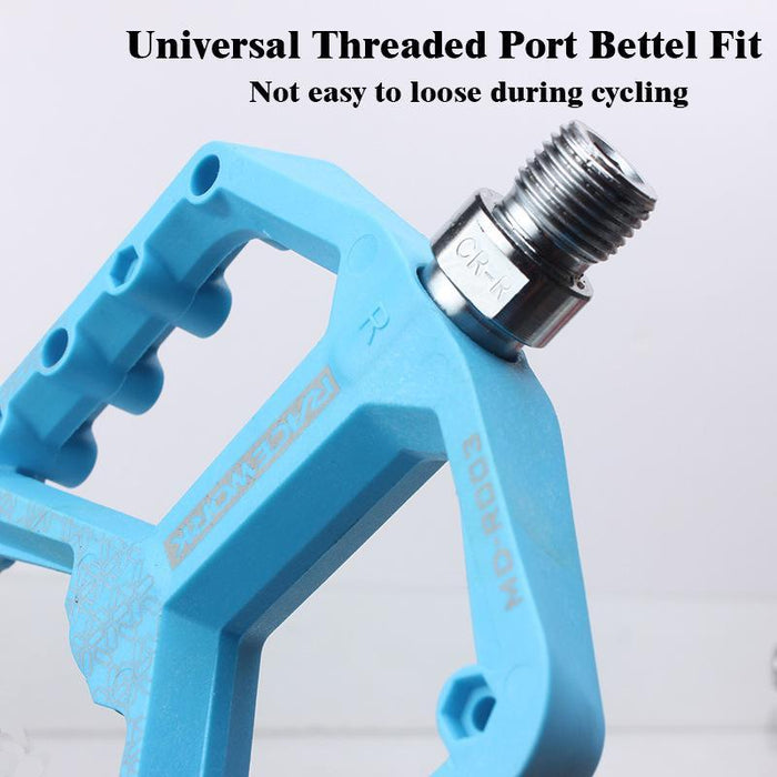 A Pair Of Wide Anti-Slip Nylon Bike Pedals