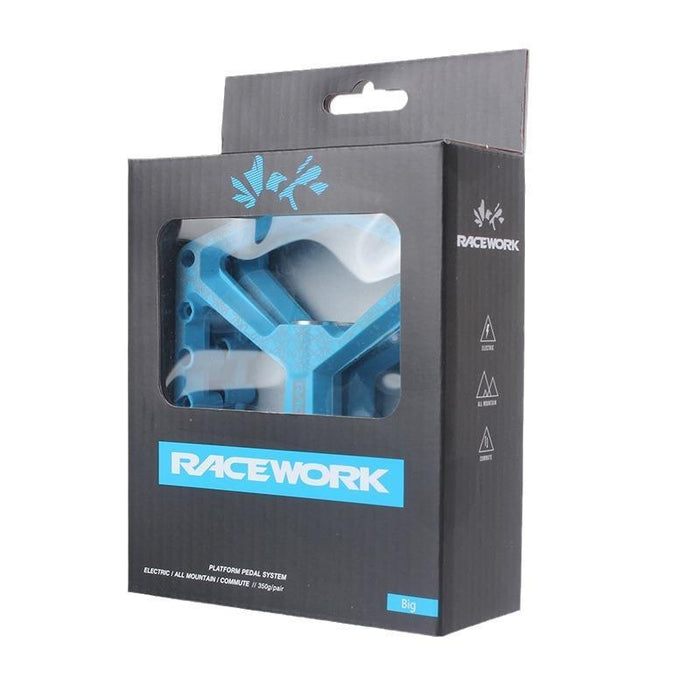 A Pair Of Wide Anti-Slip Nylon Bike Pedals