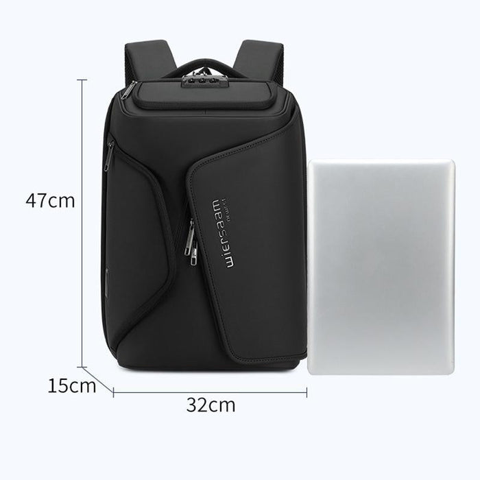 Water Resistant Anti Theft Laptop Backpack With Usb Port